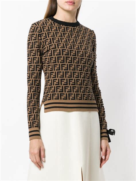 fendi jumper women's replica|Fendi viscose sweater.